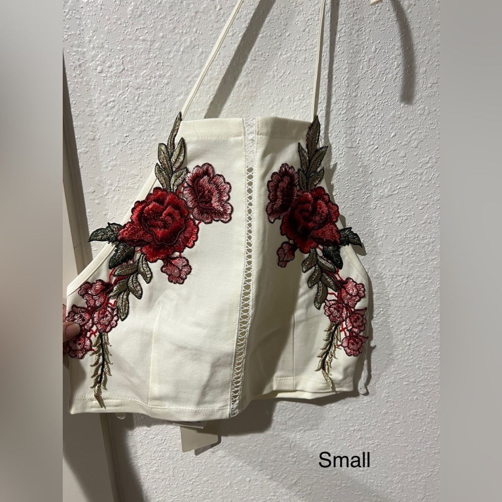 Halter neck shirt